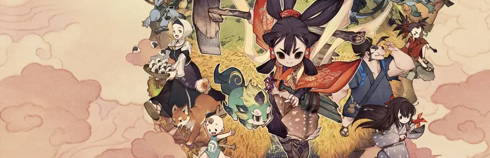 Edelweiss 出品的种稻加横版动作游戏《天穗之朔奈姬》